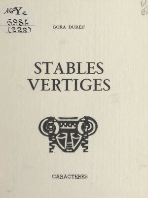 cover image of Stables vertiges